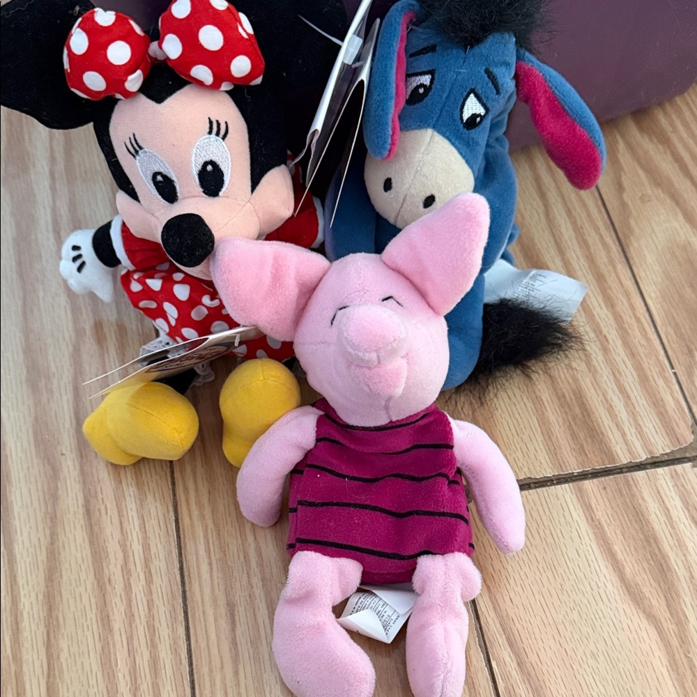 Vintage Disney Plush Trio